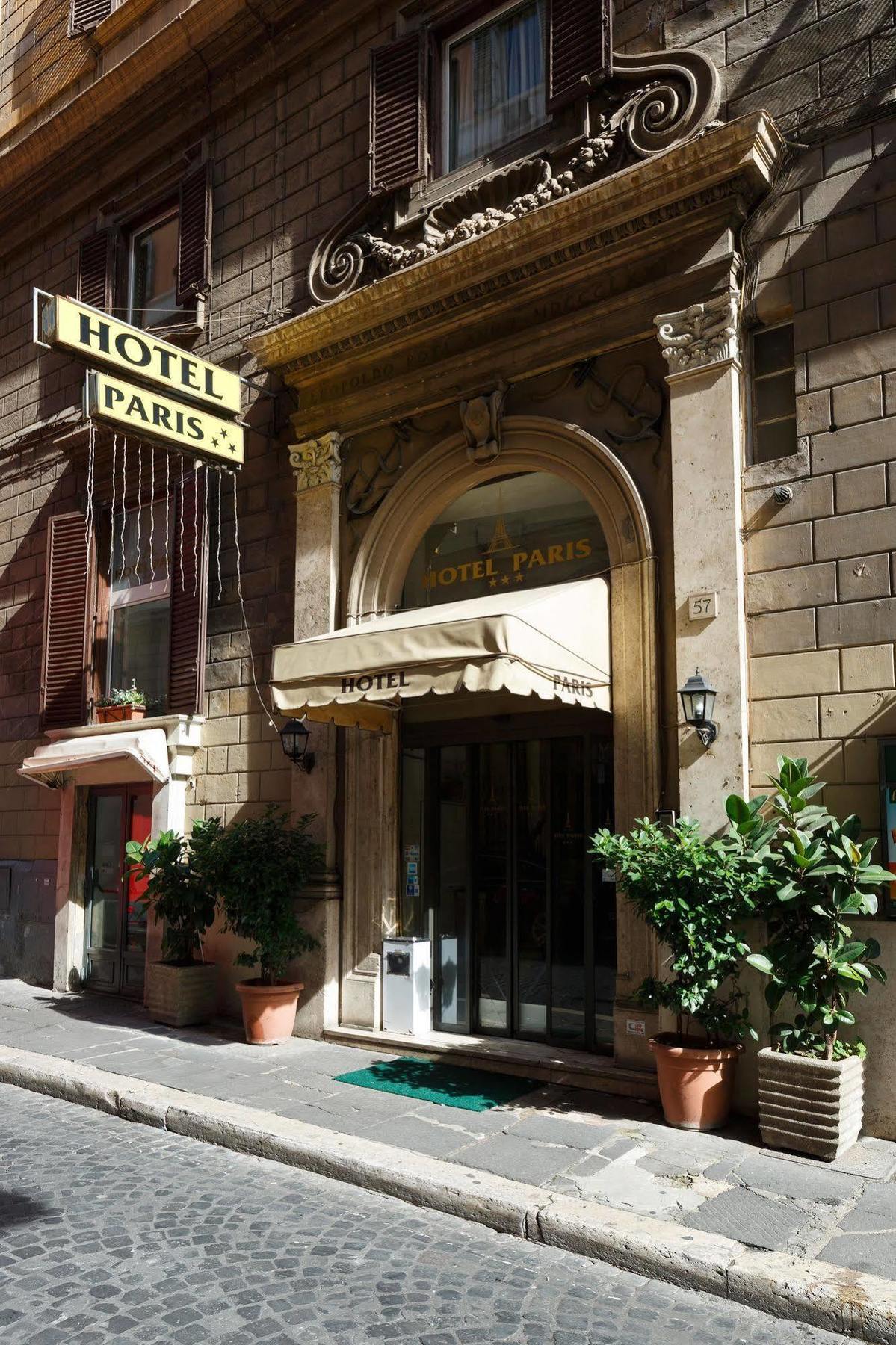 Hotel Paris Roma Esterno foto